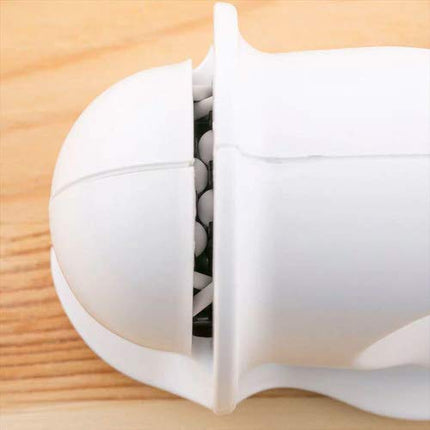 Kai PRO Serrated Knife Sharpener, Kitchen Knife Sharpener for Serrated and Reversed Scallop Blades, Easy-Grip Handle, Non-Slip Base, Knife Sharpeners for Kitchen Knives, White
