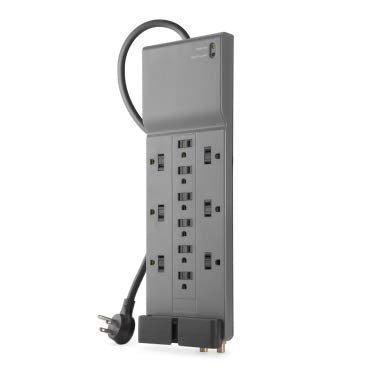 Belkin(R) BE112230-08 Home-Office Surge Protector (12-Outlet; Telephone & Coaxial Protection)