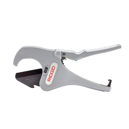 RIDGID 30088 Coupe-tube et tuyaux en plastique à cliquet Modèle RC-2375, Coupe-tube de 1/8 à 2-3/8 pouces, Chrome