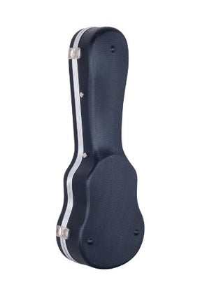 Crossrock Ukulele Hard Case, fits Soprano Ukulele, Super Lightweight ABS Molded Hard Case in Black, (CRA860SUBK)