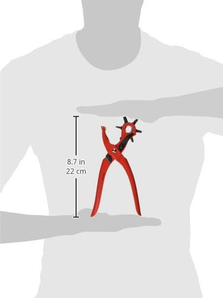 KNIPEX 90 70 220 Revolving Leather Hole Punch Pliers Tool