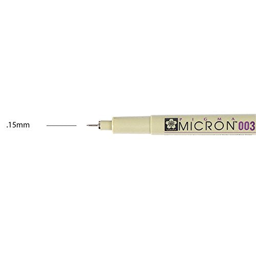SAKURA 50045 Pigma Micron Pen, Black