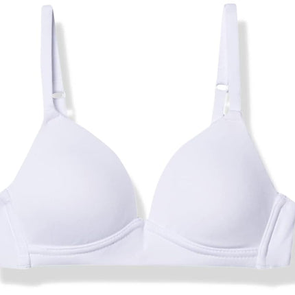Maidenform Girl Big Girls' Slim Comfort Devotion Sujetador sin aros, blanco, 32A
