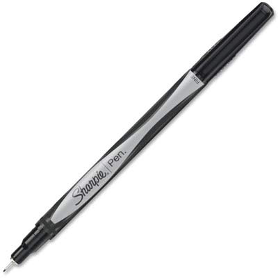 Sharpie Fine Pens Pen Fineliner Pen – Black 12pièce (S) (Black, Black, Grey)