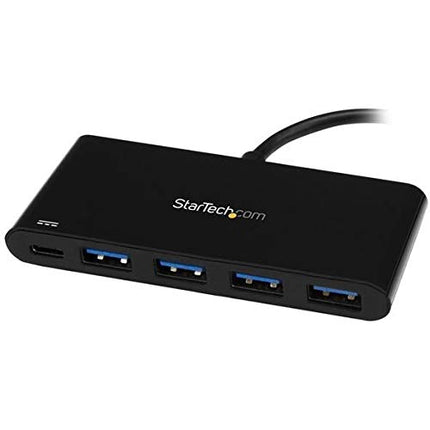 StarTech.com HB30C4AFPD 4 Port USB C Hub with Power Delivery, USB Multiport Hub