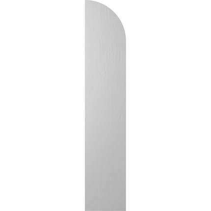 Ekena Millwork ARW101BQ311X34PRH Americraft Three 2 Exterior Real Wood Joined Board-n-Batten Shutters w/Arch Top (Per Pair), 10 1/2"W x 34"H, Primed
