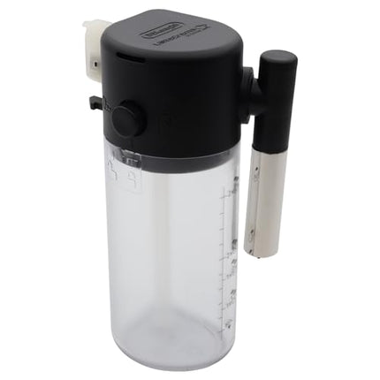 De'Longhi Milk Frother Jug for Superautomatic Coffee Machine, Silver, Modern, Dishwasher Safe, Carafe