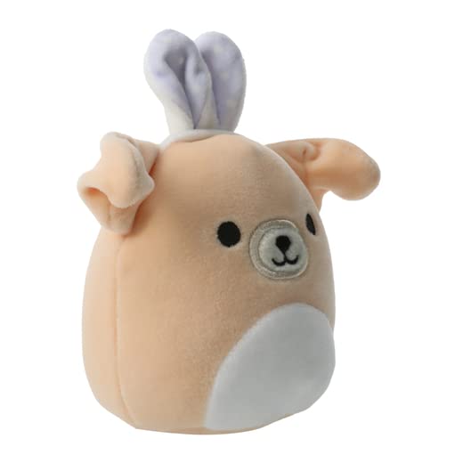 Squishmallows Kellytoy 2023 Easter Stevon The Dog 5'' Beige,white