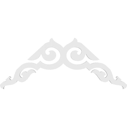 Ekena GPP048X022X100ROT Gable Pediment, Primed, 48" W x 22" H x 1" P (11/12)