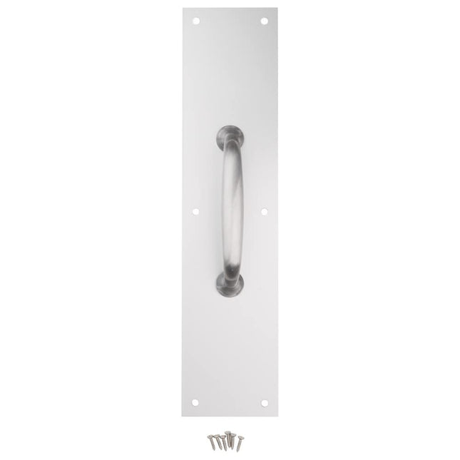 National Hardware N270-404 Pull Plates in Satin Al
