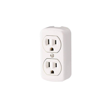 Leviton 15 Amp, 125 Volt, Grounding, Double Surfac