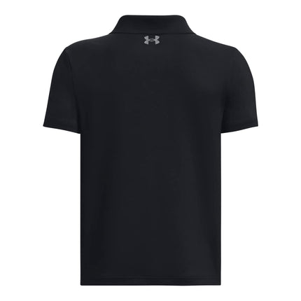 Under Armour Kids Polo Shirt Black/Grey 7-8 Years