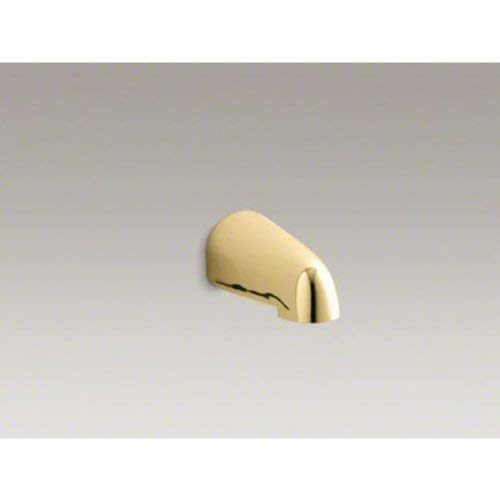 Kohler K-373-PB Devonshire 4-7/16-Inch Non-Diverter Bath Spout, Vibrant Polished Brass