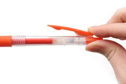 Zebra Sarasa Clip Pen 0.5 mm, Red/Orange (JJ15-ROR)