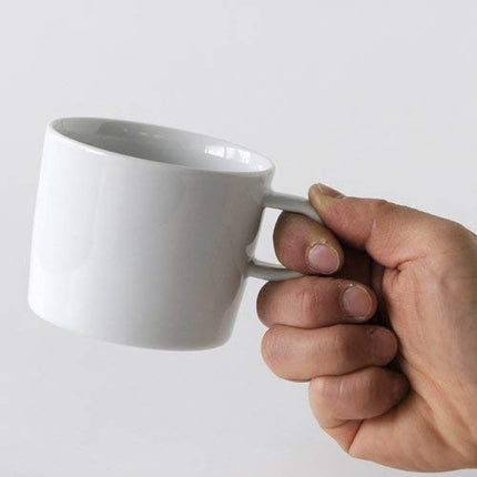 Alessi A di 3-1/4-Inch Platebowlcup White Porcelain Teacup, Set of 4