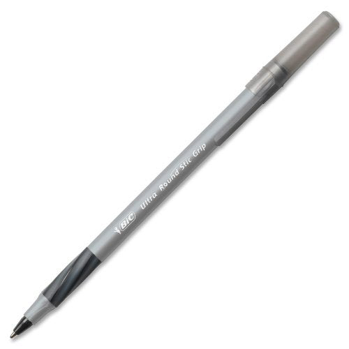 Bic Ultra Grip Medium Black Pens 12 per pack (2 pack)