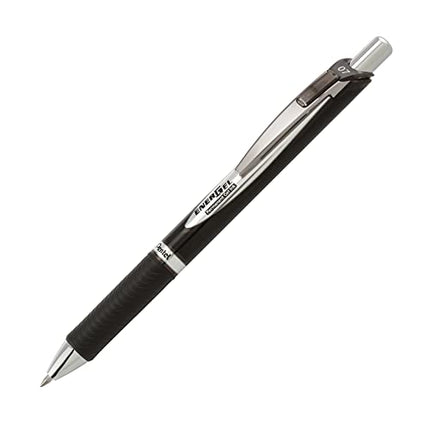 Pentel BLP77 EnerGel Permanent Security/Archival Pen, 0.7mm Tip, Black ink (Pack of 12)