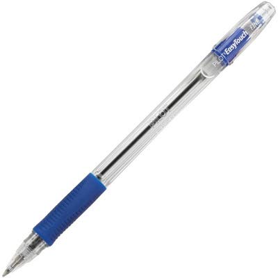 Bolígrafos PILOT EasyTouch, Punta Fina, Tinta Azul, Caja de una Docena (32002)