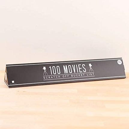 Gift Republic GR630004 100 Movies - Scratch Off Bucket List Poster