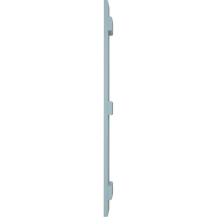 Ekena Millwork ARW401BB207X38SBH Americraft Two 3 Exterior Real Wood Joined Board-n-Batten Shutters (Per Pair), 7"W x 38"H, Peaceful Blue