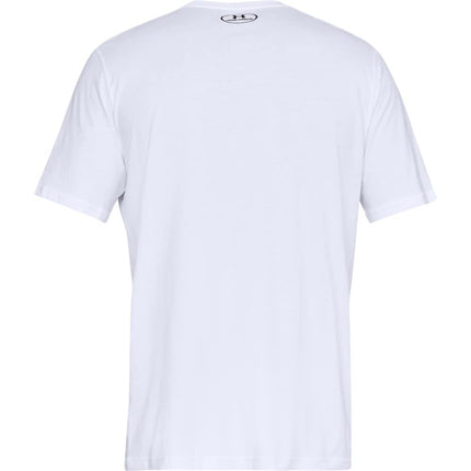 Under Armour Men's Sportstyle Left Chest Short Sleeve T-Shirt, White, XX-Large Tall