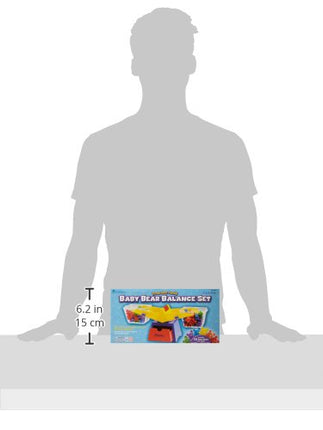 Learning Resources (UK Direct Account LER0779 Resources Three Bear Family Primary Bucket Balance Maths Classroom Supplies for Learning Weighing, Measuring, & Size Comparison, Multicoloured