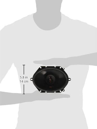 JBL Stage 38627 - Altavoz de audio para coche bidireccional de 5" x 7"/6" x 8" de ajuste personalizado