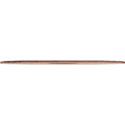 Ekena Millwork 16"W x 8"H x 4 1/4"ID x 1/4"T Chrysler Wood Fretwork Pierced Ceiling Medallion, Red Oak