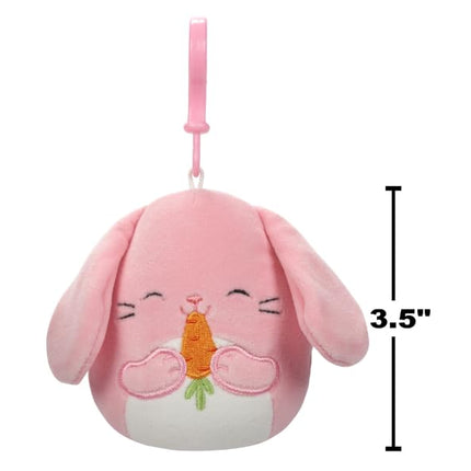 Squishmallows Bop el Conejo Clip de Pascua de 3.5 pulgadas