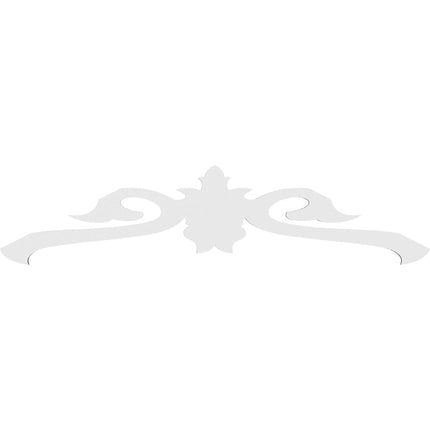 Ekena GPP060X015X100FLO Gable Pediment, Primed, 60" W x 15" H x 1" P (6/12)