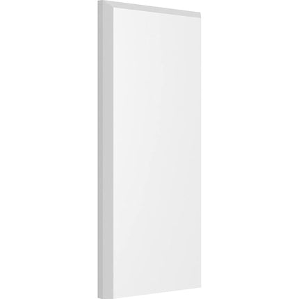 Ekena Millwork PBP050X100X050FOS01 Standard Foster PVC Plinth Block with Beveled Edge, 5"W x 10"H x 1/2"P