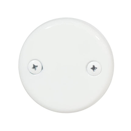 Westbrass Tip Toe SCH. 40 PVC Plumber's Pack with Two-Hole Elbow, Powder Coat White, D532-50