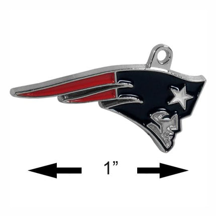 Siskiyou Sports NFL New England Patriots Chrome Dangle Earrings