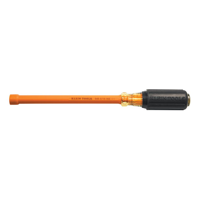Klein Tools 646-5/16-INS 5/16-Inch Insulated Cushion Grip Nut Driver with 6-Inch Shank, Made in USA