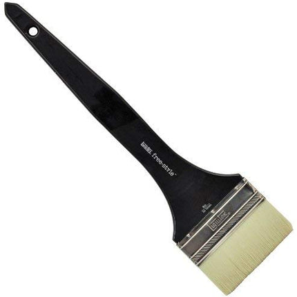 Liquitex 1300804 Freestyle Large Scale Brush, Broad Flat/Varnish 4-Inch, Long Handle