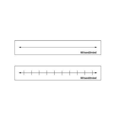hand2mind Open Number Line (Pack of 10)