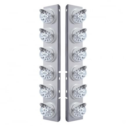 United Pacific 37389 Air Cleaner Light Bar, Front, Stainless Steel, w/