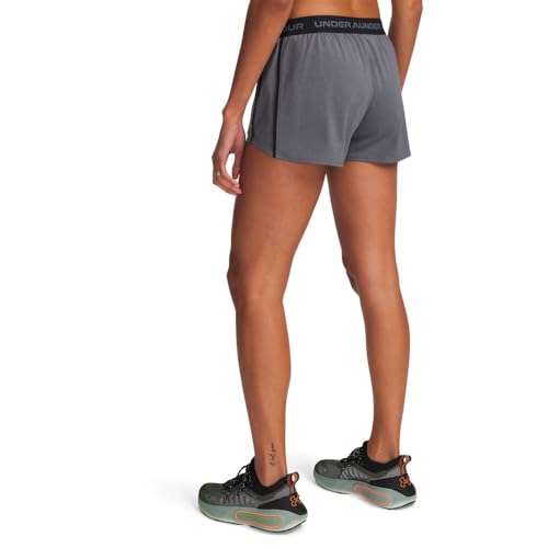 Shorts Tech Play Up Femme Under Armour, (025) Castlerock / / Black, 2X