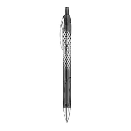 BiC Gel-Ocity Ultra Retractable Gel Pen, Black, 12-Count