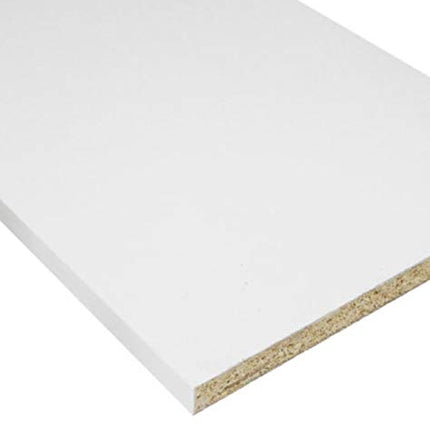 Edge Supply White Melamine 1-1/2 inch X 250 ft roll of White Edge Banding – Pre-glued Flexible Edging – Easy Application Iron-On Edging for Cabinet Repairs, Furniture Restoration