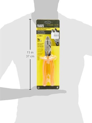Klein Tools D2139NECRINS Side Cutting and Crimping Pliers, New England Nose, Insulated, 9-Inch