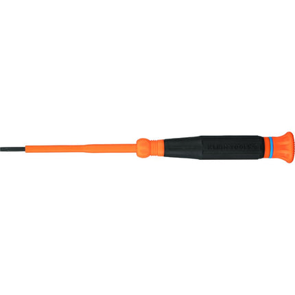 Klein Tools 6243INS Insulated Precision Screwdriver, 3/32-Inch Slotted Mini Electrician Screwdriver, 1000-Volt Cushion-Grip Handle
