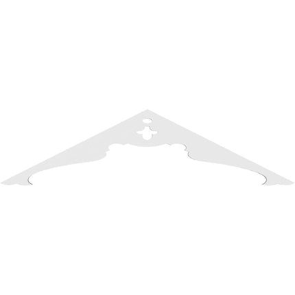 Ekena GPP060X015X100HEA Gable Pediment, Primed, 60" W x 15" H x 1" P (6/12)