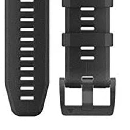 Garmin QuickFit 22 Black Leather Watch Strap