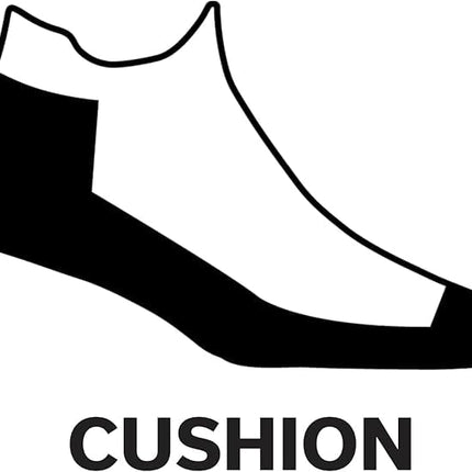 Darn Tough Men's Run No Show Tab Ultra-lightweight With Cushion Socks (Pack of 2), Grey/Black (Ash), M