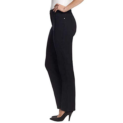 Gloria Vanderbilt Ladies' Amanda Stretch Denim Jean, Dark Black, 12