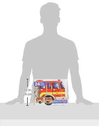 Melissa and Doug - Giant Fire Truck Floor Puzzle 24 pieces