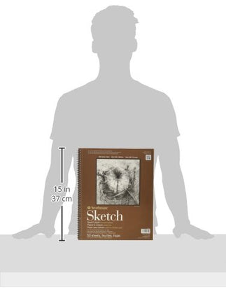Strathmore 400 Series Sketch Pad, 11"x14" Wire Bound, 50 Sheets