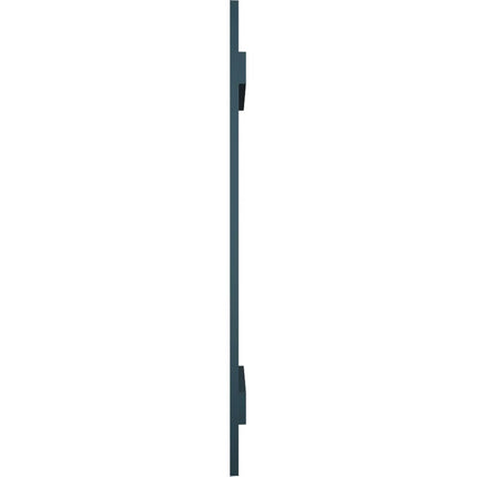 14"W x 39"H Lifetime Vinyl, Standard Four Board Joined, Board-n-Batten Shutters, w/Installation Shutter-Lok's & Matching Screws (Per Pair), Midnight Blue