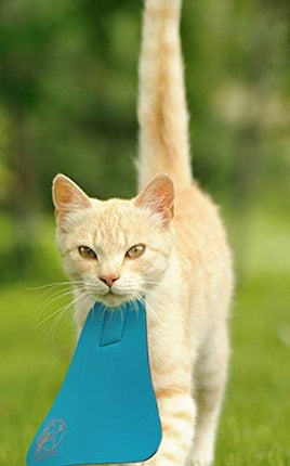 Collar para gatos CatBib que salva aves, evita que los gatos cacen y maten aves, babero colorido anticanino para salvar aves y otros animales salvajes (grande, morado)